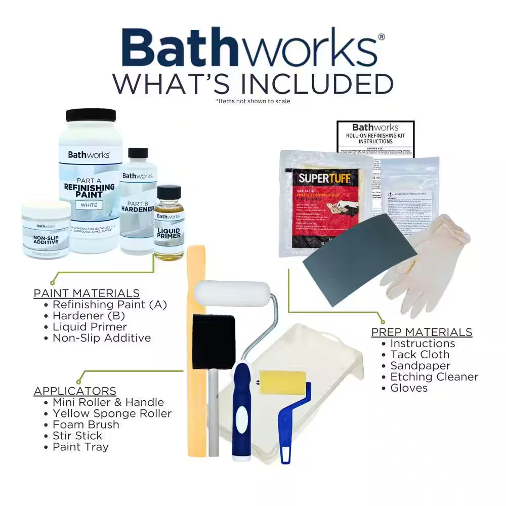 22 Oz. DIY Bathtub Refinish Kit with Slipguard in White